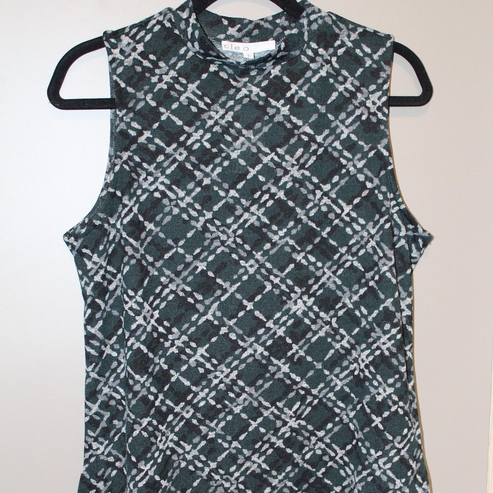 🍂 NWT Cleo Mock Neck Sleeveless Top | Size L